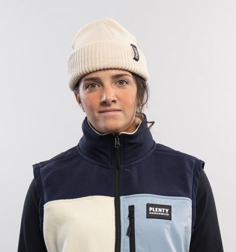 VESTE SANS-MANCHE TILLEUL CRÈME