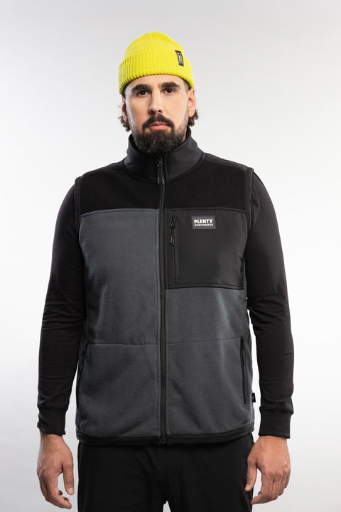 VESTE SANS-MANCHE TILLEUL NOIRE