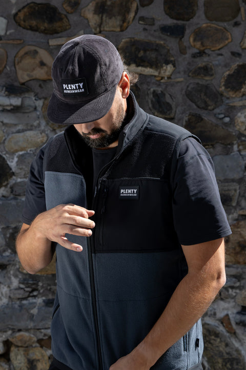 VESTE SANS-MANCHE TILLEUL NOIRE