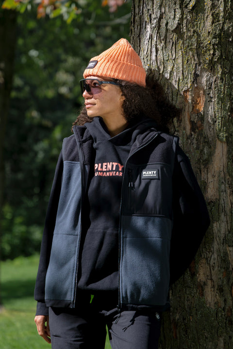 VESTE SANS-MANCHE TILLEUL NOIRE