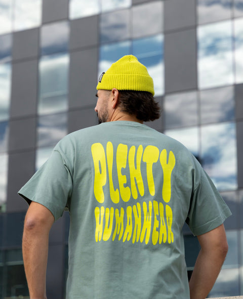 T-SHIRT SAUGE/NÉON